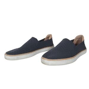 UGG Womens Sneakers 8.5 Gray Woven Knit Slip on Casual Comfort Flats Lightweight